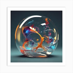 Glass Sphere 1 Art Print