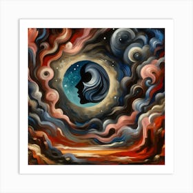 'The Moon' Art Print