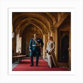 Prince And Princess Of Wales Art Print