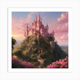 Cinderella Castle Paintings Art Print 1 Art Print