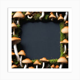 Mushroom Frame 16 Art Print