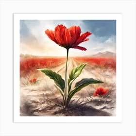 Red Poppy Art Print