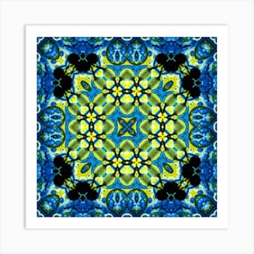 The Symbol Is The Blue And Yellow Pattern Of Ukraine 2 Art Print