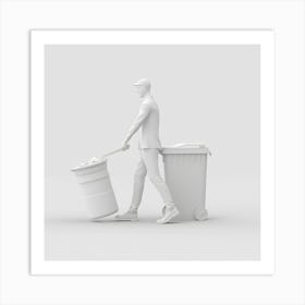 Garbage Man Art Print