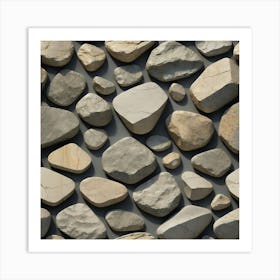 Stone Wall 58 Art Print