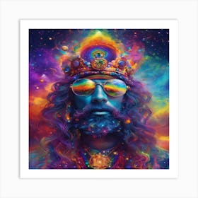 Psychedelic Man Art Print