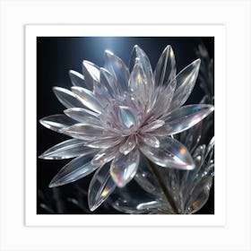 Lucite Flower Art Print