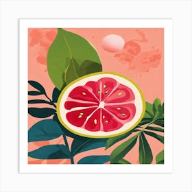 Grapefruit Art Print