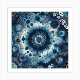 Indigo Infusion deep 2 Art Print