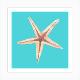 Starfish Watercolor Painting Art Print