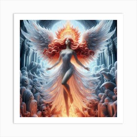 Angel Of Death 1 Art Print