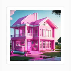 Barbie Dream House (410) Art Print