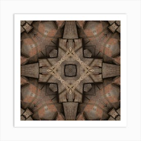 Wood Texture Wood Carving Art Print