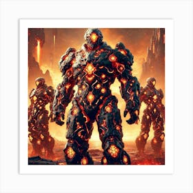 A Dramatic Science Fiction Image Showcasing Infern Art Print