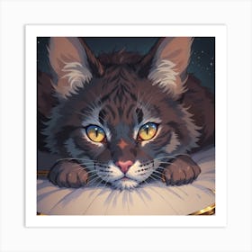 Kitty Cat Art Print