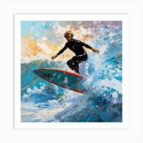 Surfs up Art Print