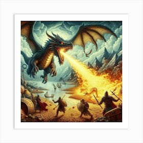 Dragon Fire Art Print