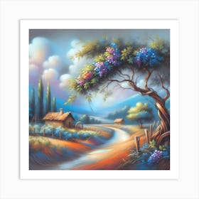 Landscape Painting 175 Art Print