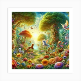 Fairy Garden 6 Art Print