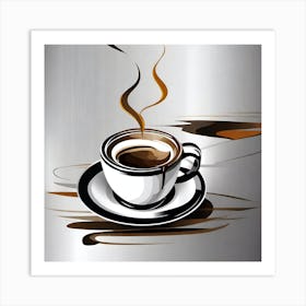 Coffee Cup 8 Art Print