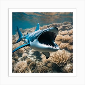 Great White Shark 9 Art Print