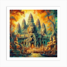 Angkor Temple 1 Art Print