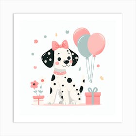 Dalmation Dog 1 Art Print