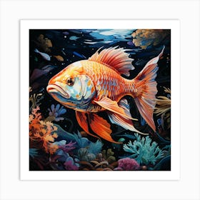 Goldfish 9 Art Print