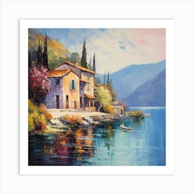 Venetian Serenade: Monet's Touch Art Print