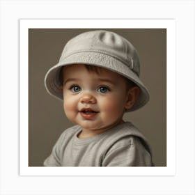 Default Cute Babies Drawings 1 Art Print