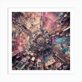 Futuristic City Art Print