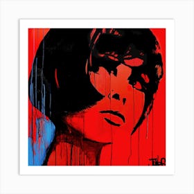 Bob in red Art Print