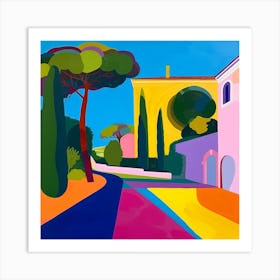 Abstract Park Collection Villa Doria Pamphili Rome 1 Art Print