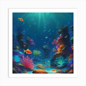 Coral Reef 9 Art Print