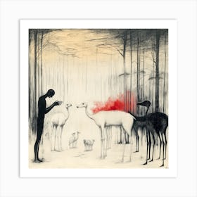 Preaching To Animals III Art Print