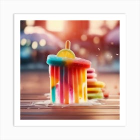 Ice Pops Art Print