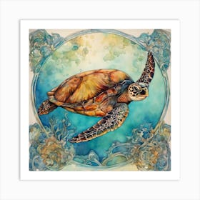 Sea Turtle Art Print