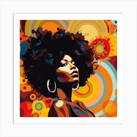 Afro Girl 37 Art Print