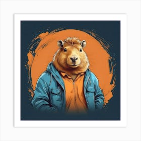 Capybara 1 Art Print