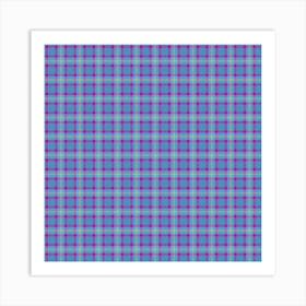 Plaid Pattern 43 Art Print