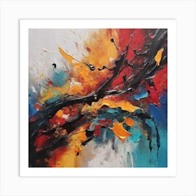 Abstract By Robert Art Print