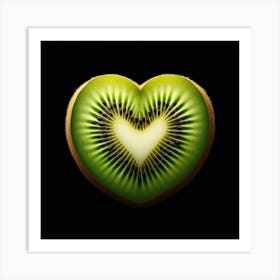 Heart Shaped Kiwi 1 Art Print