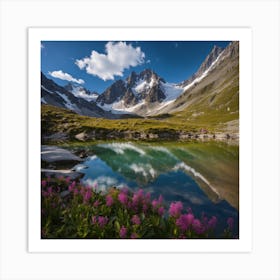 Majestic Peaks Art Print