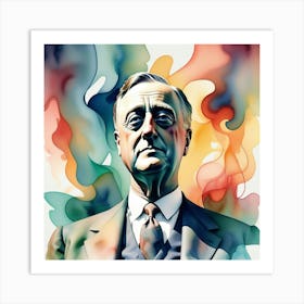 Franklin D. Roosevelt 10 Art Print