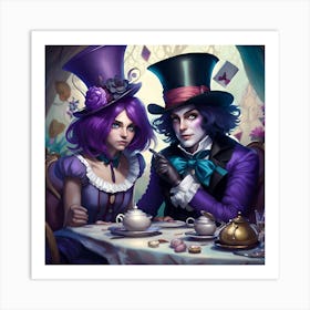 Wonderland Tea Party Art Print