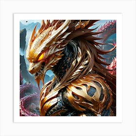 Dragon Of The Gods jjbt Art Print