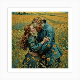 Van Gogh in love Art Print