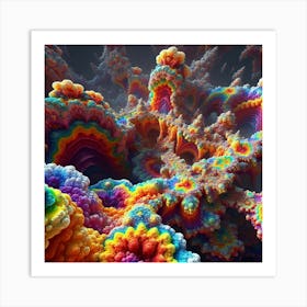 "Candied Complex" Fractal Landscapes Collection [Risky Sigma] Art Print