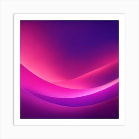 Abstract Purple Wavy Background Art Print