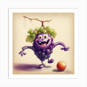 Grapes 14 Art Print